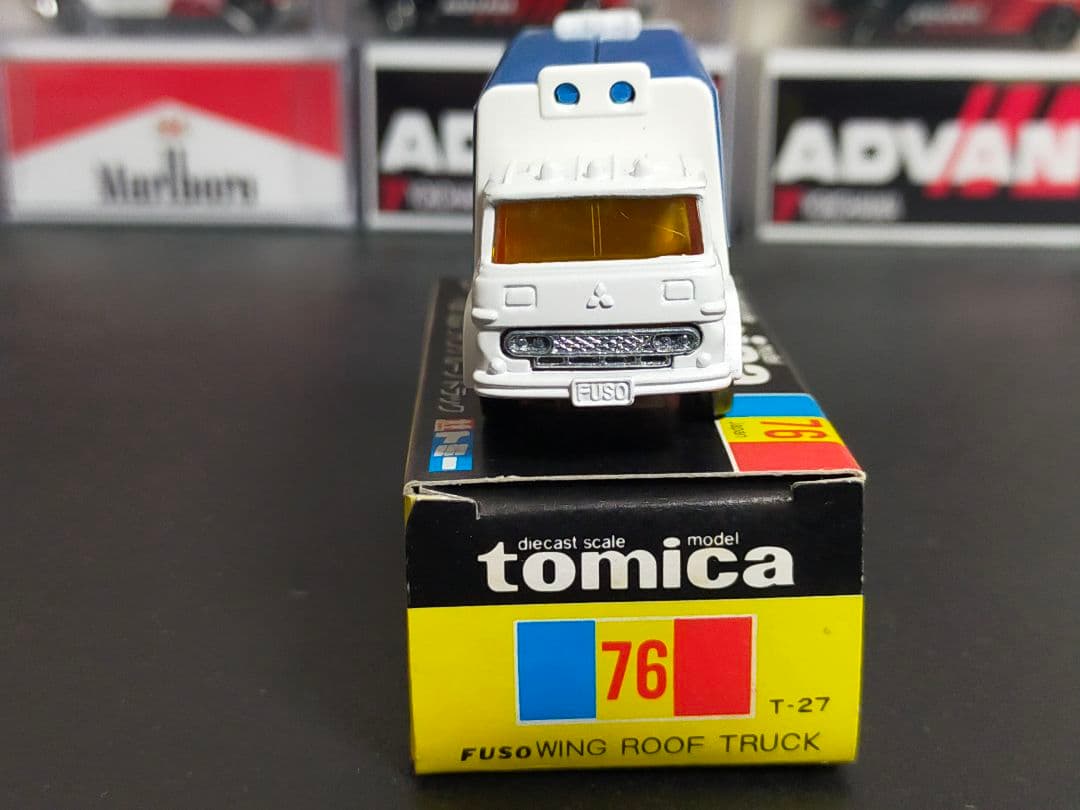 試作品 超 希少 黒箱 トミカ ふそう ウィング ルーフ トラック 日本製 レア