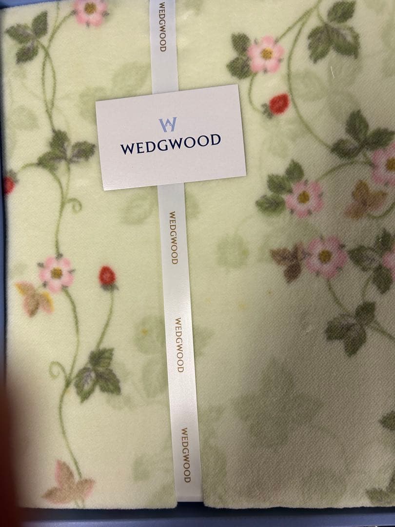 wedge woodウエッジウッド　綿毛布