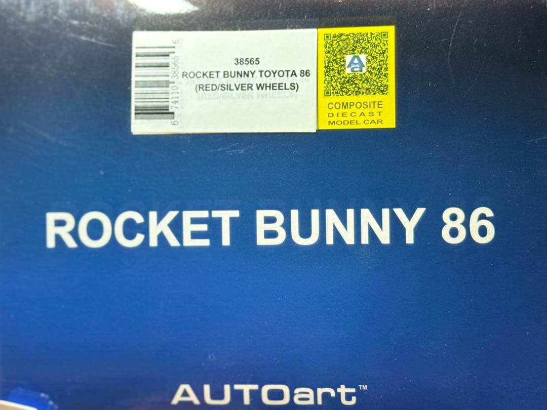 未開封 AUTOart ROCKET BUNNY 86 レッド/シルバーホイール