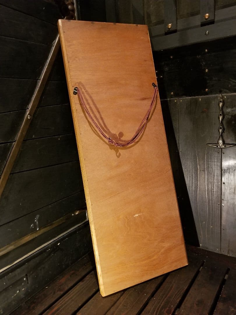 1960's　ヴィンテージ　北欧　ナチュラル　モダン　オーク　無垢材　壁掛け　鏡