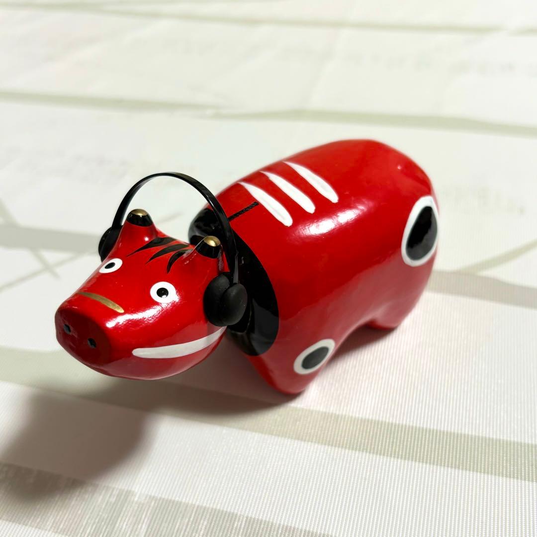 新品未使用】【激レア】ヘッドホンべこ＊野沢民芸＊赤べこ - メルカリ