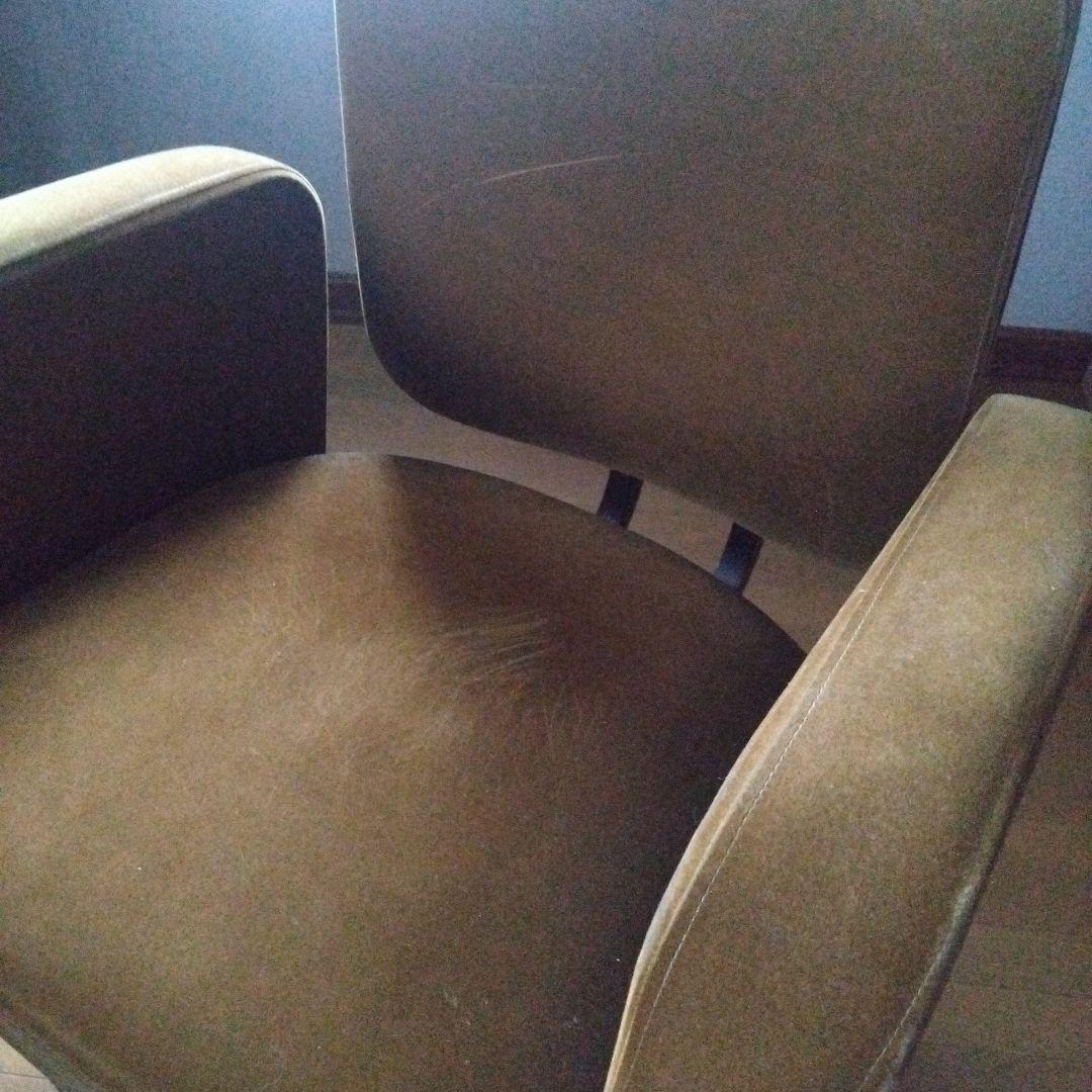 デスクチェア　昭和レトロ　重厚