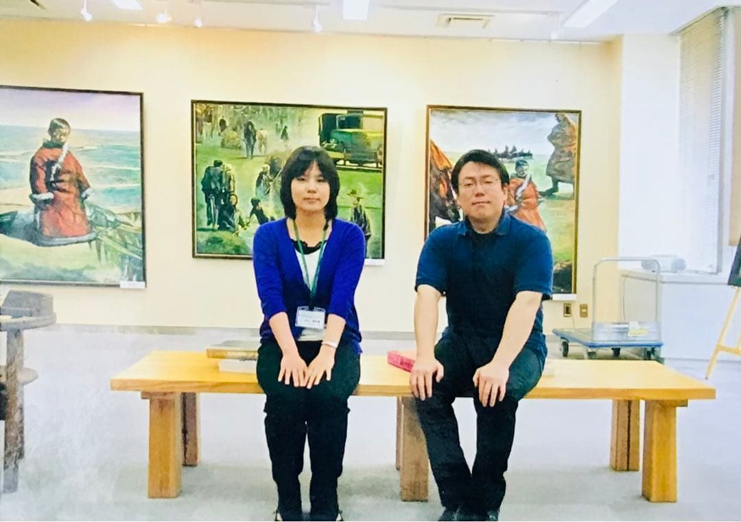 水彩画 花瓶の花 田村誠司「無題」