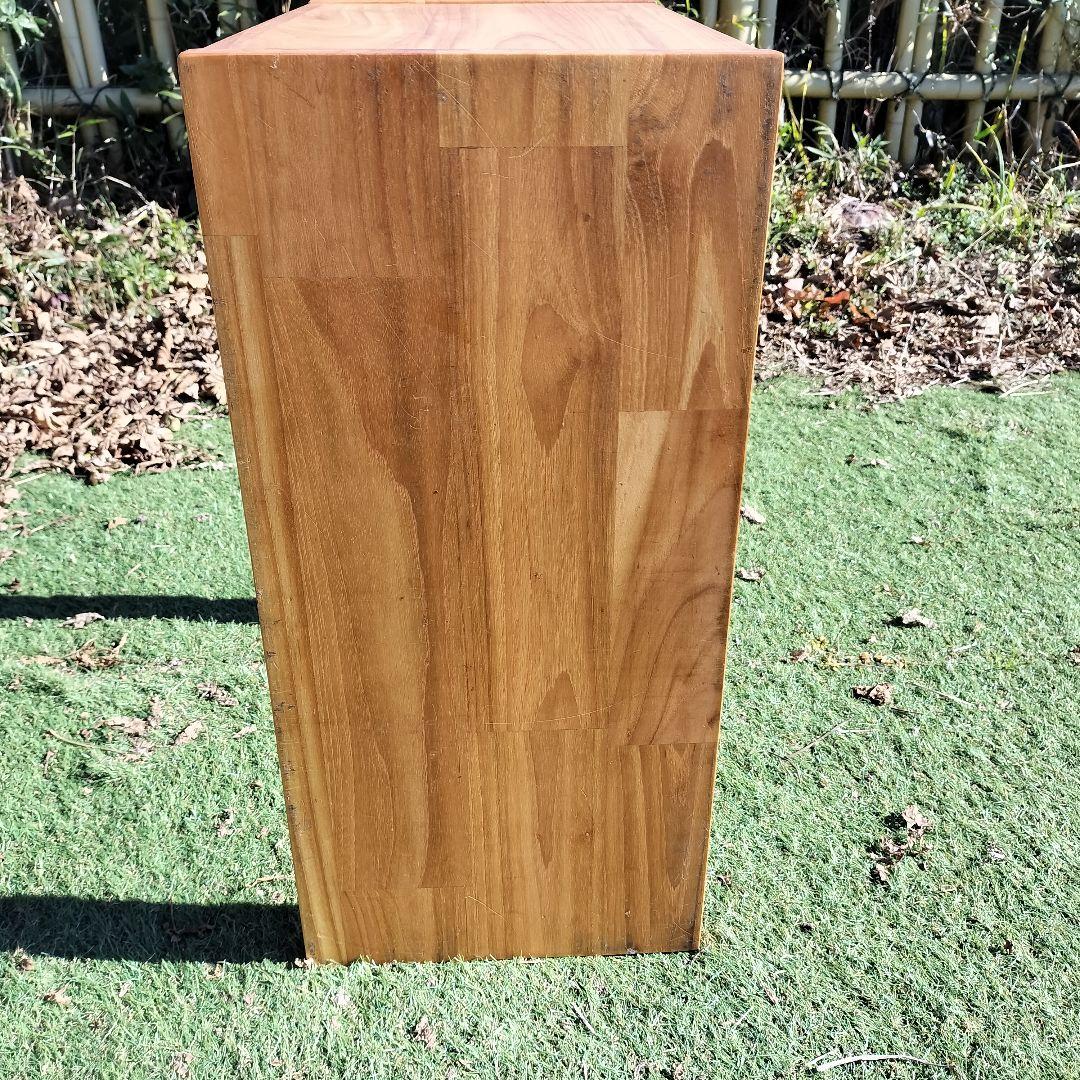 サイドテーブル　オープンシェルフ　木製　ナイトテーブル