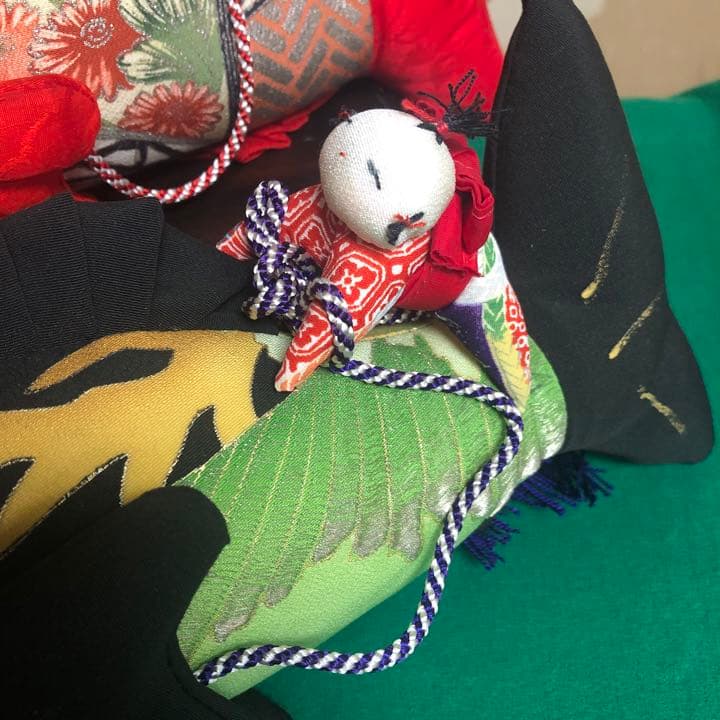 鯉のぼりペア　赤黒こいのぼり　こどもの日　端午の節句　古布幟