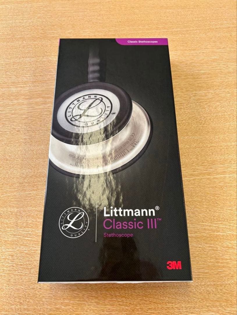 箱付き Littmann Classic III 聴診器 バーガンディ
