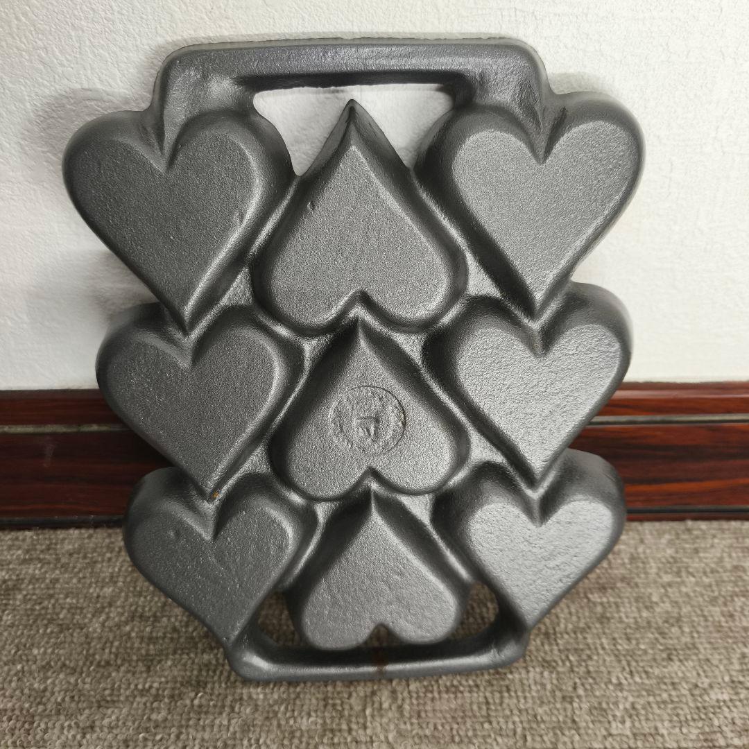 鋳鉄　ハート　マフィン型　菓子作り　製菓