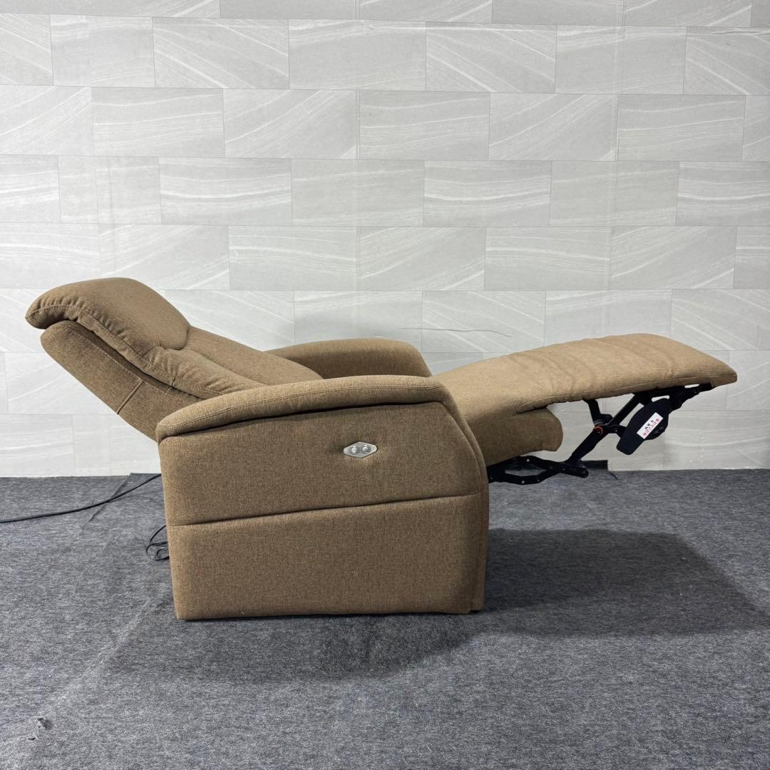 NITORI 1人掛け電動リクライニングチェア 布張り コンフェ d5079