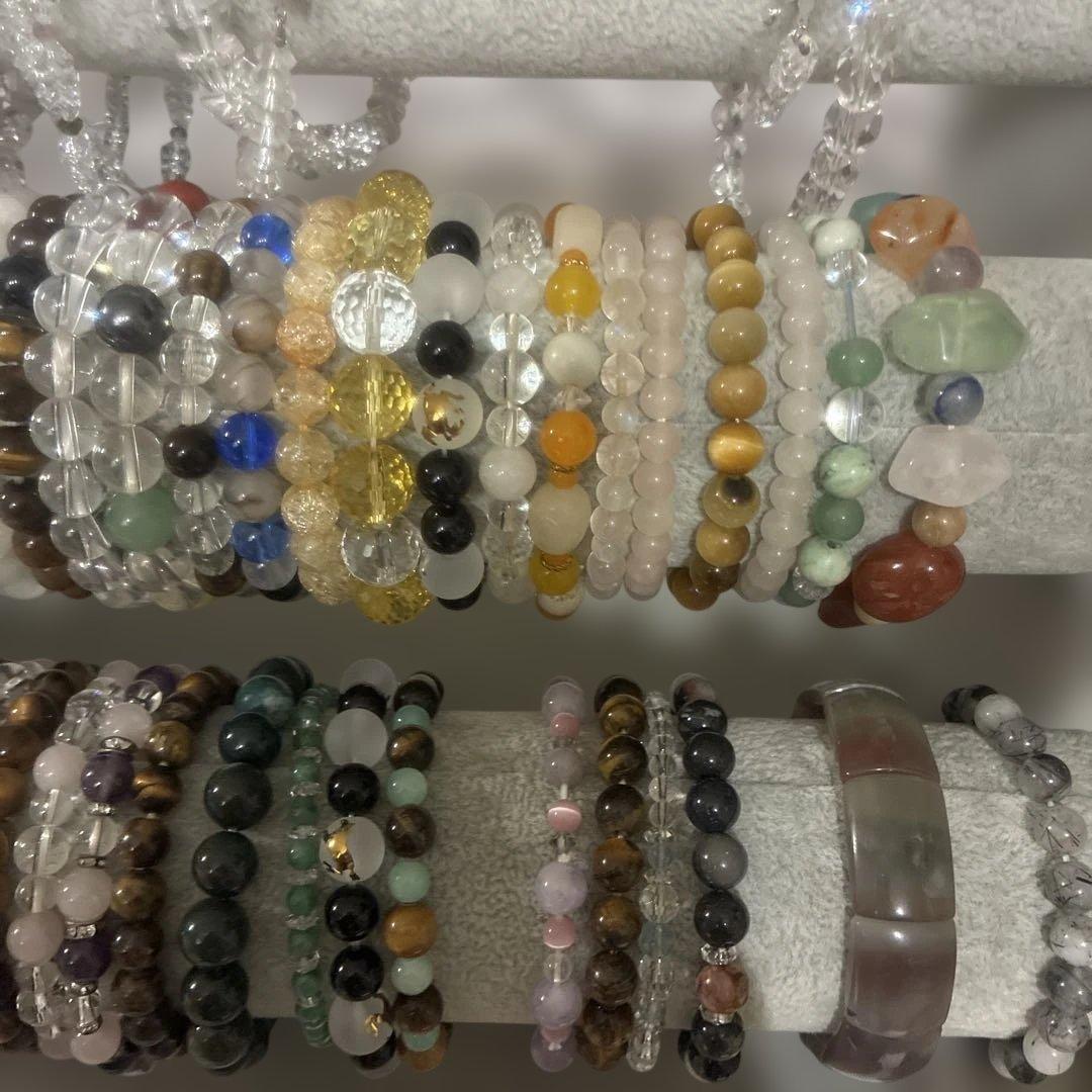 天然石ブレスレット　ネックレス