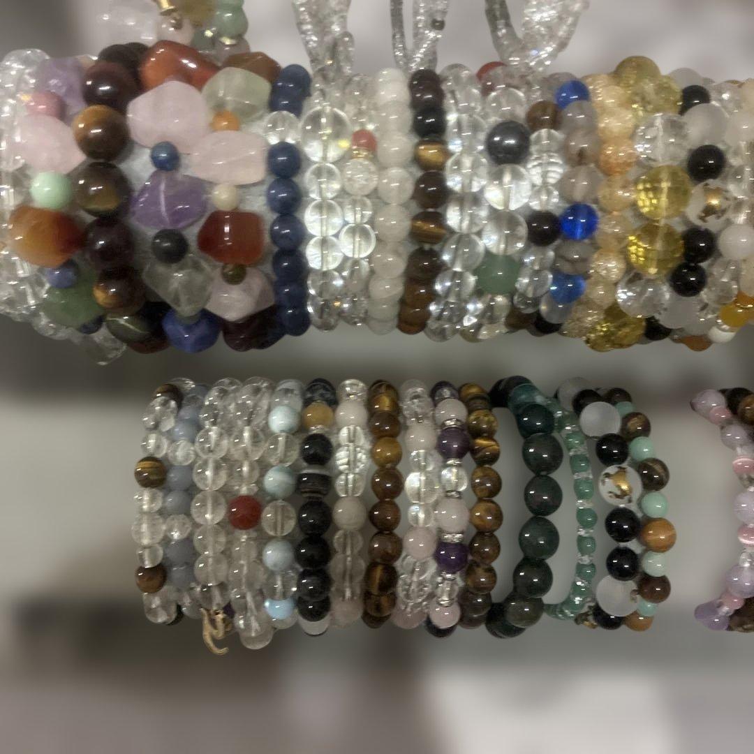 天然石ブレスレット　ネックレス