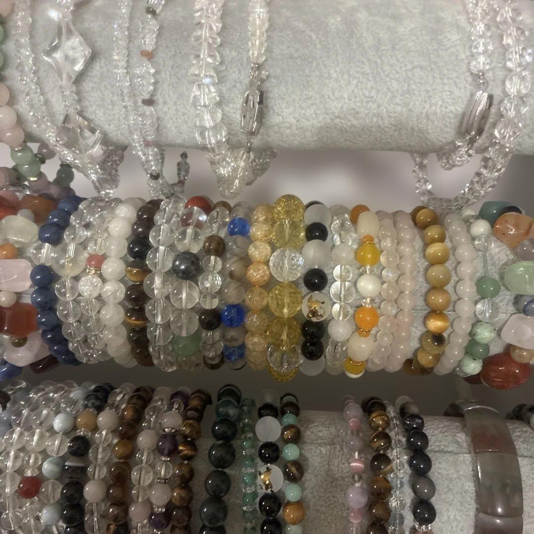 天然石ブレスレット　ネックレス