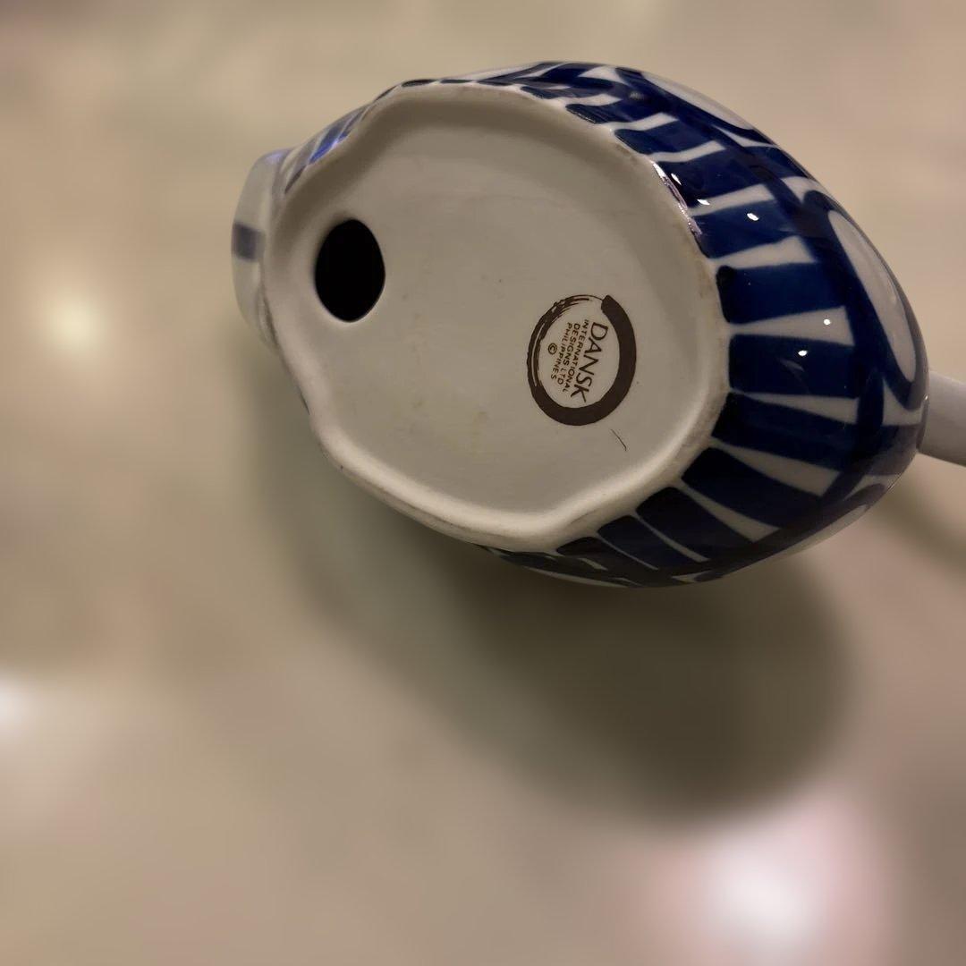 ダンスク　(アラベスク)アヒル型青白陶器置物