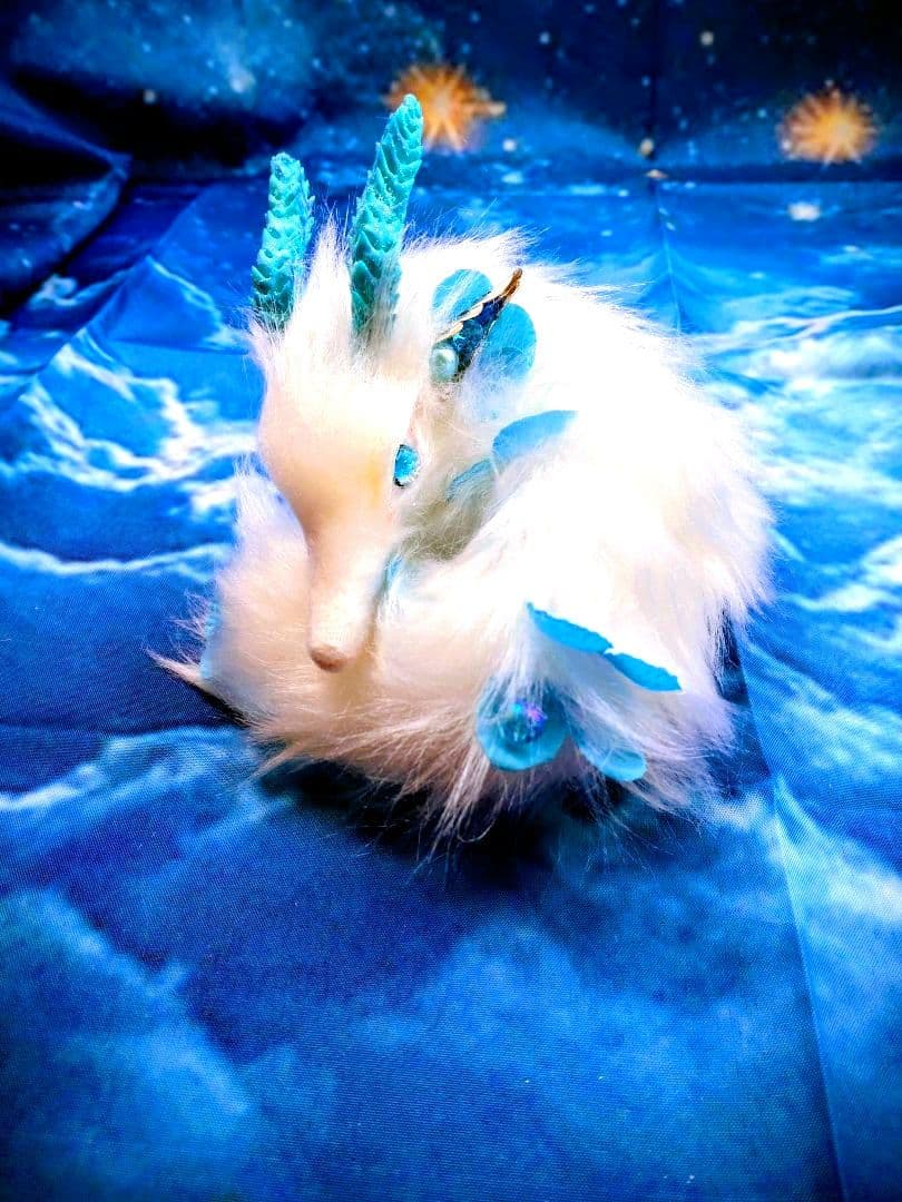 小さめな妖精龍　アートドール ドラゴン 幻獣 ハンドメイドぬいぐるみ