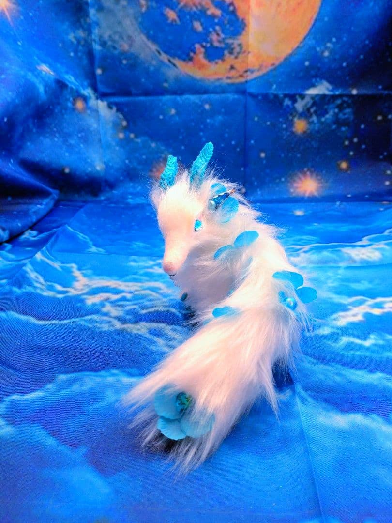 小さめな妖精龍　アートドール ドラゴン 幻獣 ハンドメイドぬいぐるみ