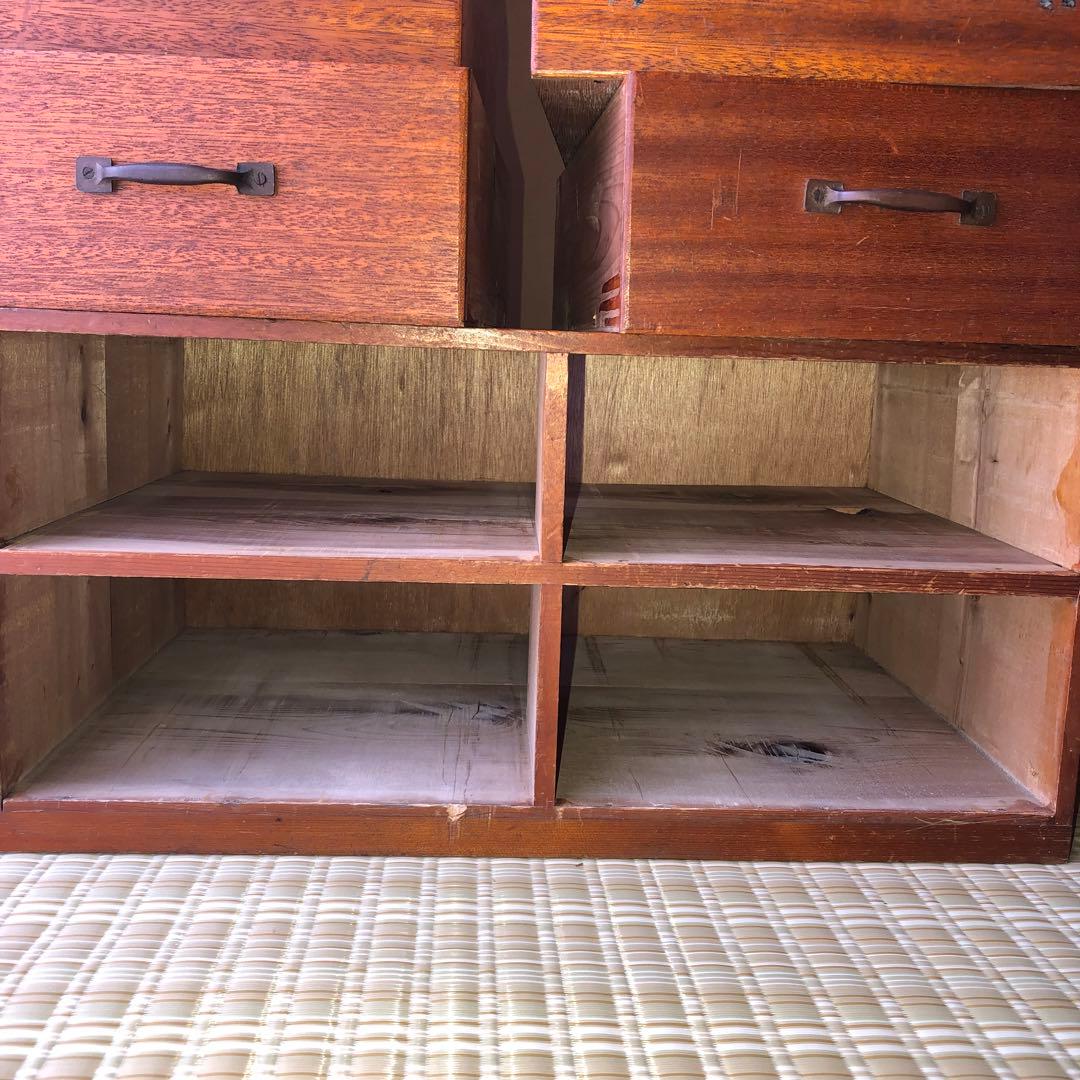 小物入れ　引き出し　収納棚　ヴィンテージ　昭和レトロ　オーダー家具