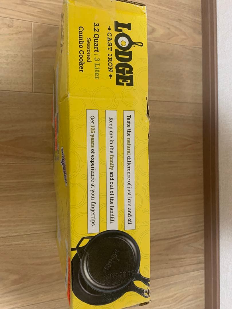 調理器具 Lodge Cast Iron Combo Cooker 3.2 Quart