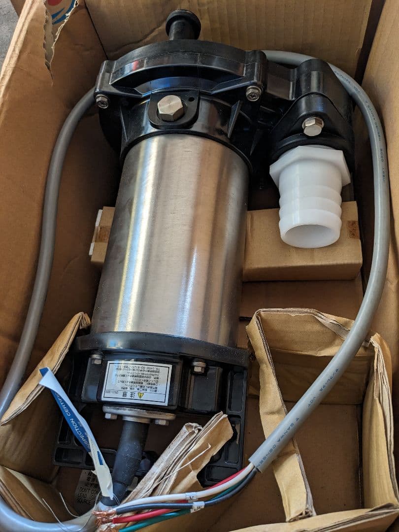 荏原　海水用水中ポンプ200v 0.75kw