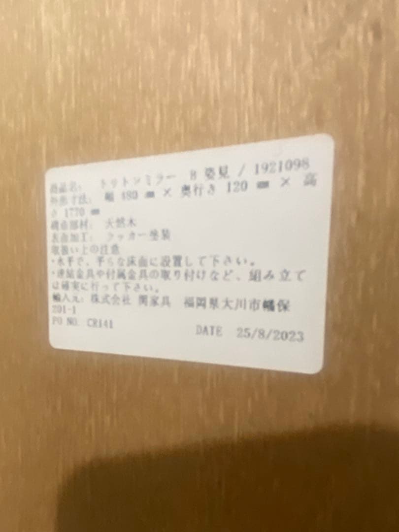 TRITON MIRROR スタンドミラー