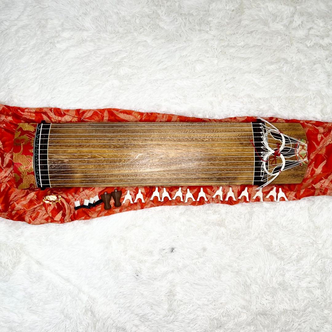 【送料無料 入手困難】 だれでも弾ける 高級三尺琴 弾龍