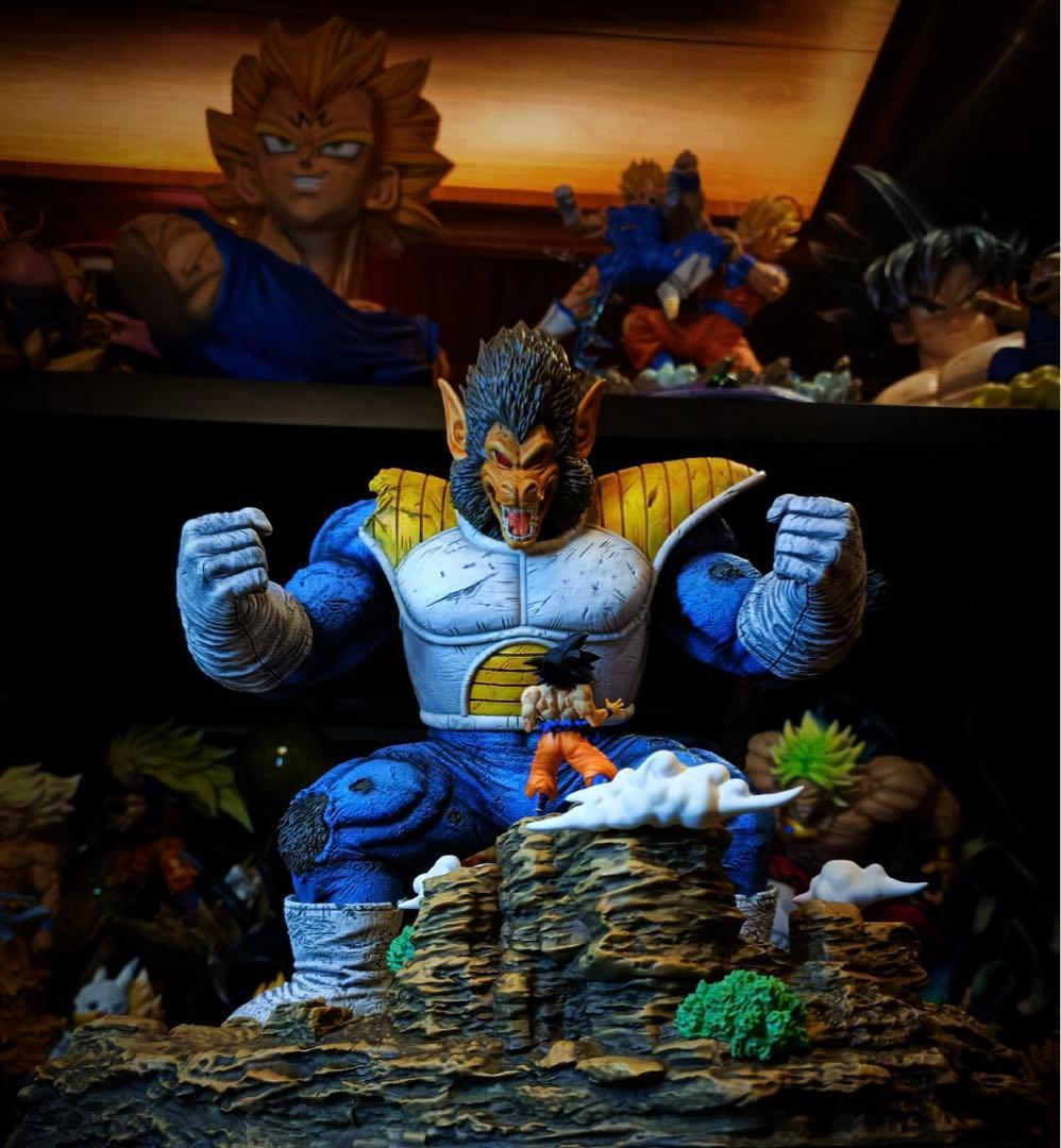 ドラゴンボール 大猿ベジータ 孫悟空 フィギュア ガレージキット