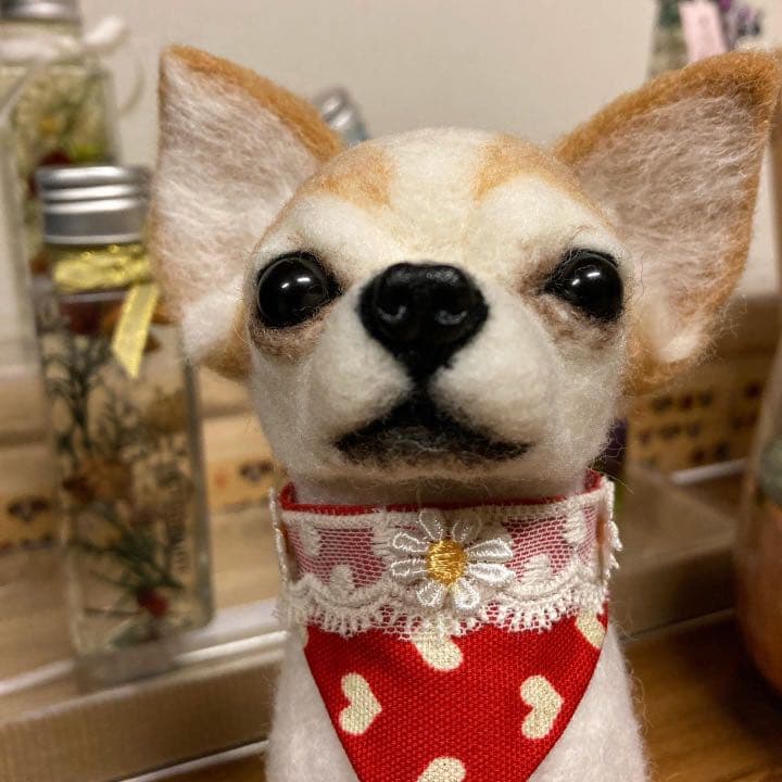 羊毛フェルト　チワワ