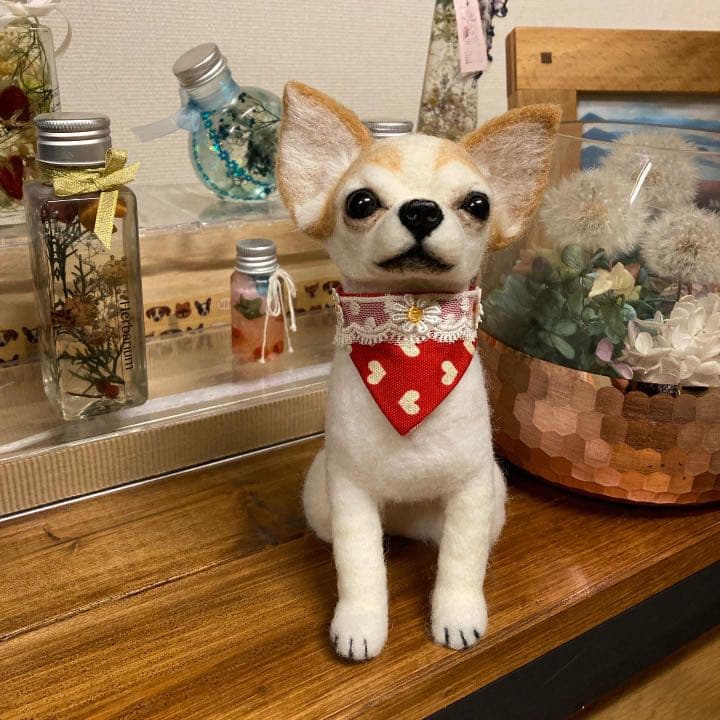 羊毛フェルト　チワワ