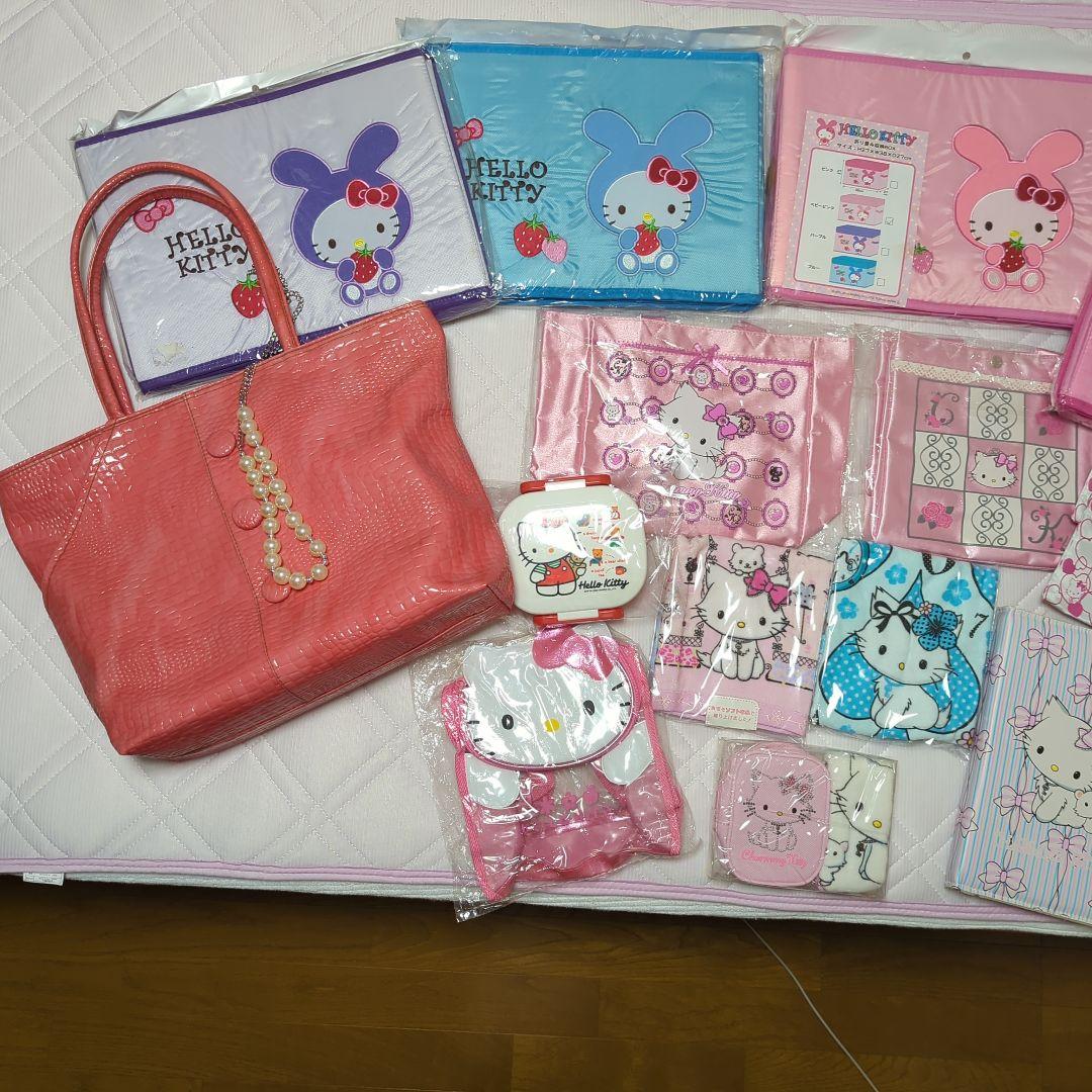 チャーミーキティ　マスコット　ポーチ　タオル　ヘアゴム　非売品　景品含む ポーチ