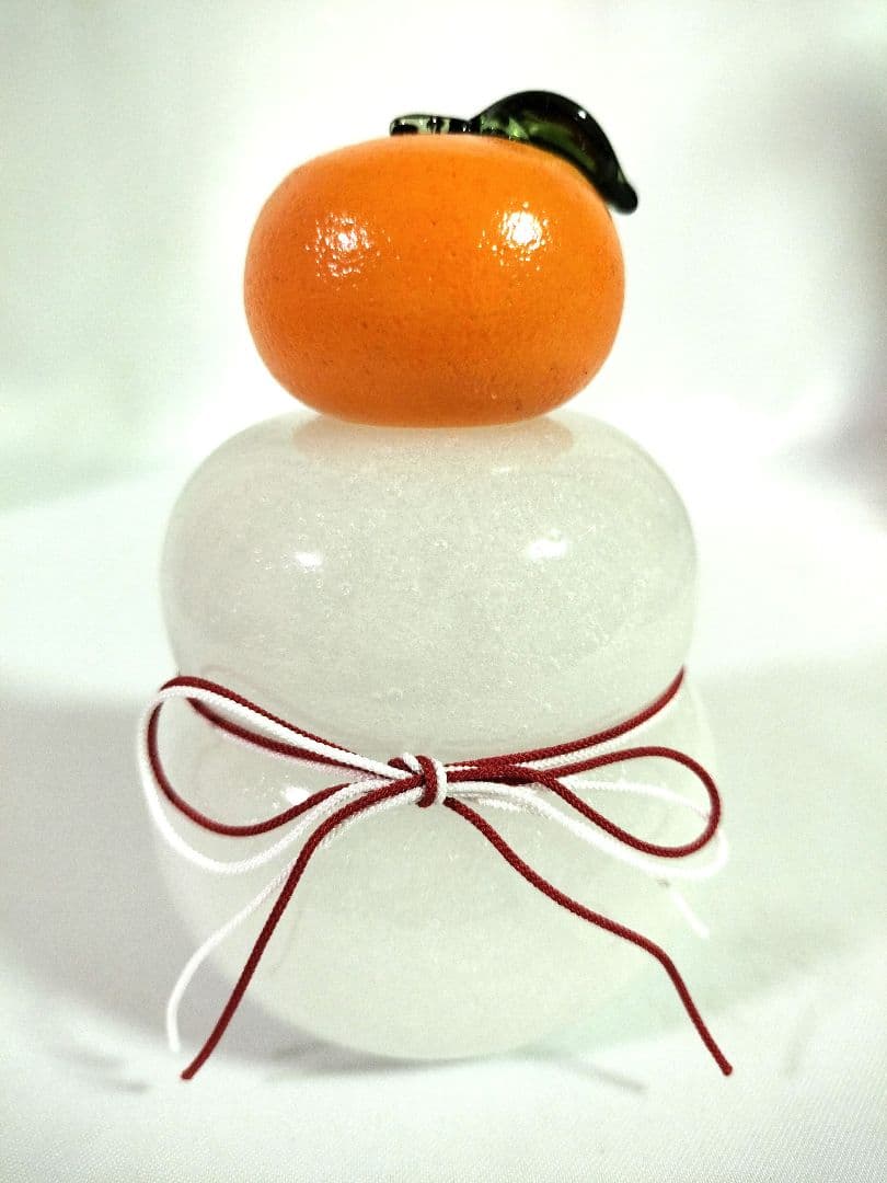 田井将博　鏡餅　ガラス