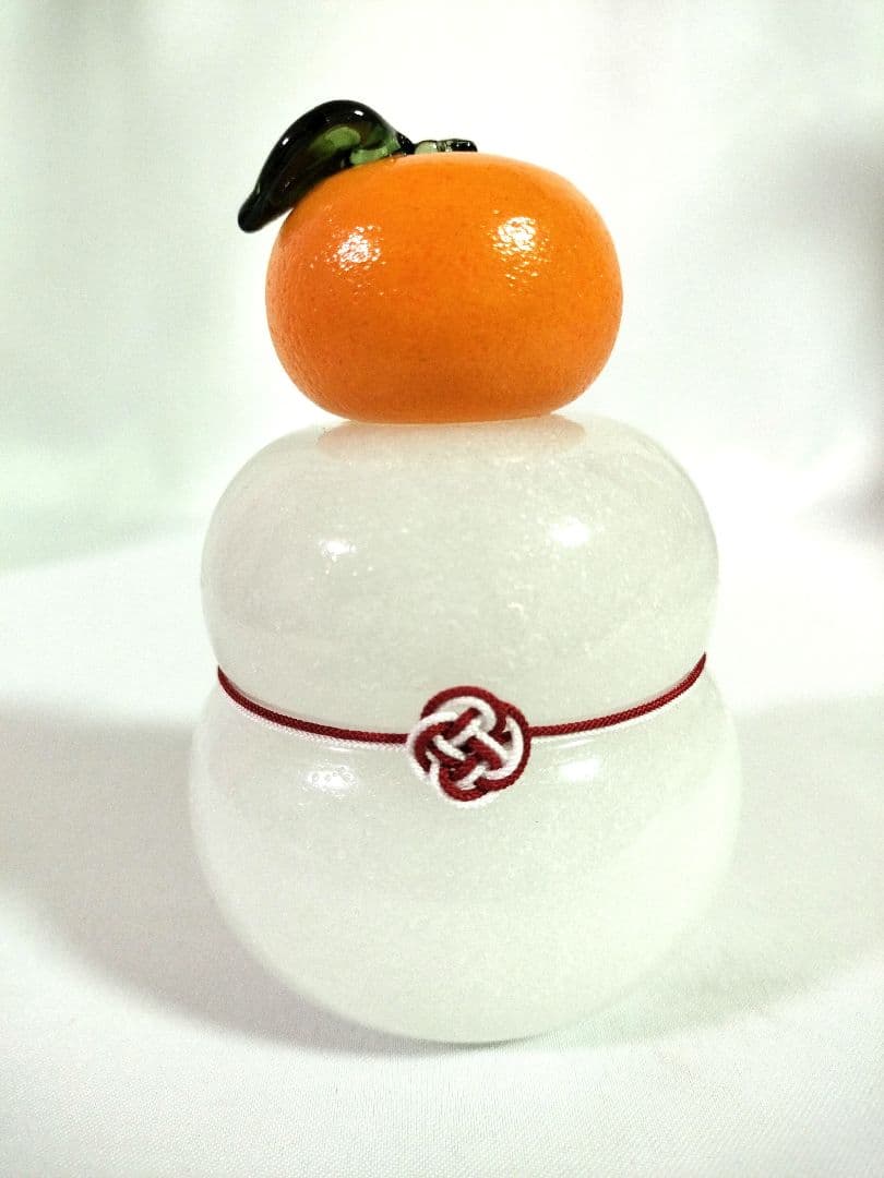 田井将博　鏡餅　ガラス