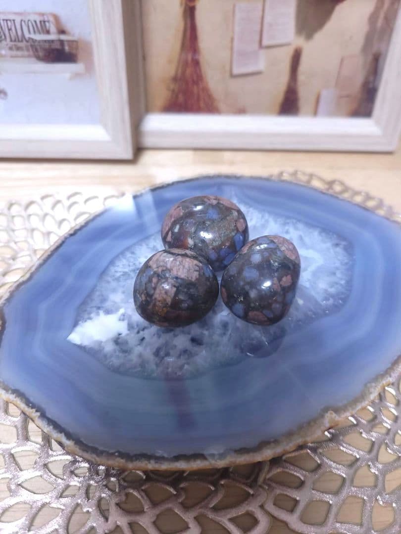 【№14】天然石 ケセラストーン ミニタンブル 原石浄化 ミロナイト ケセラセラ