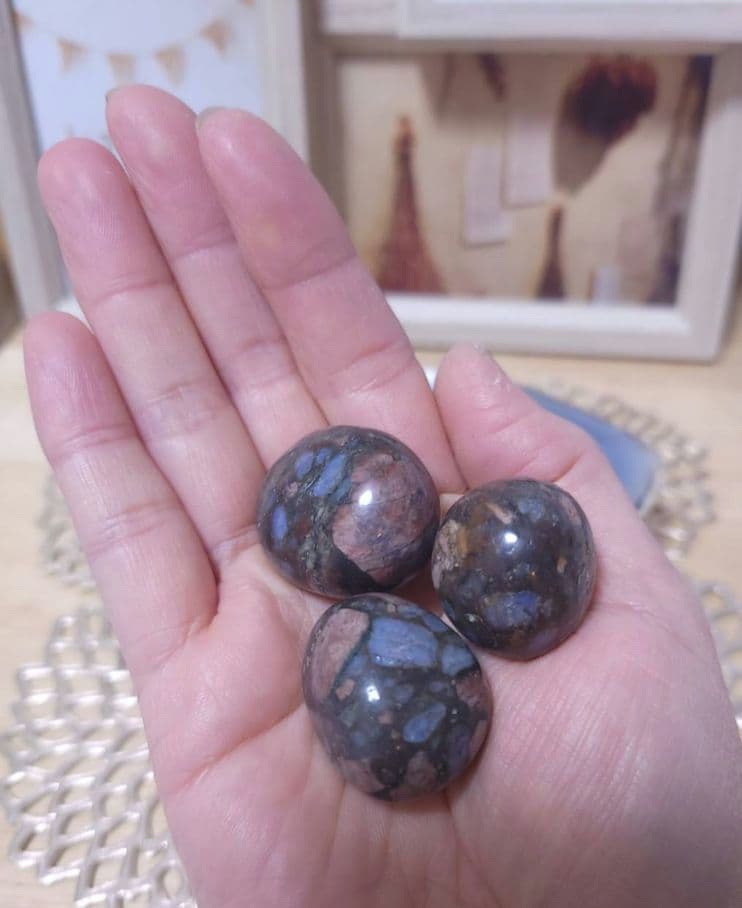 【№14】天然石 ケセラストーン ミニタンブル 原石浄化 ミロナイト ケセラセラ