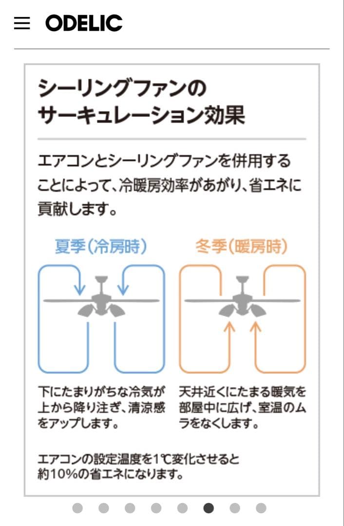 Odelic WF247 シーリングファン チャコールグレー