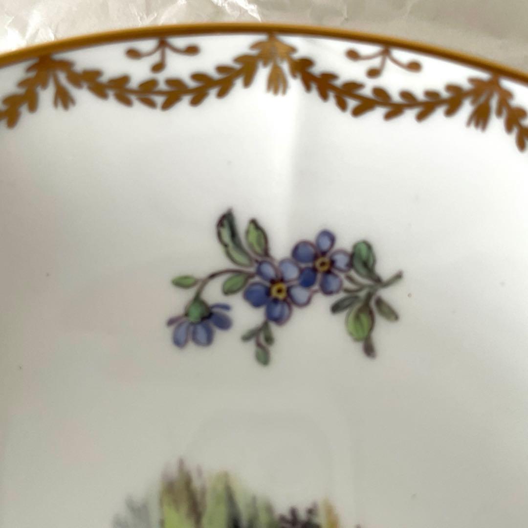 ＊Juriane Marie＊精緻画・金縁・Ｗ窯印・１５cm・ Cop