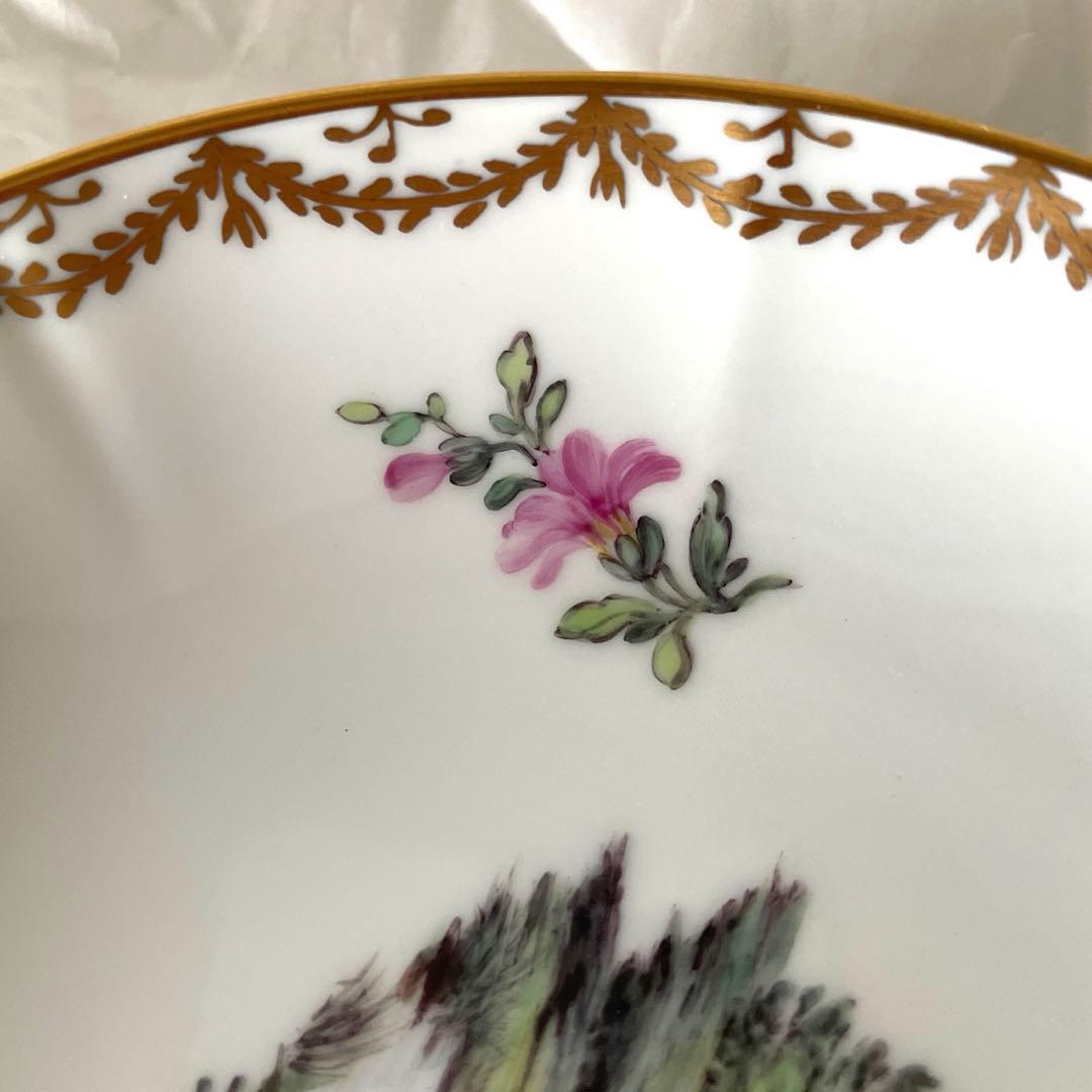 ＊Juriane Marie＊精緻画・金縁・Ｗ窯印・１５cm・ Cop