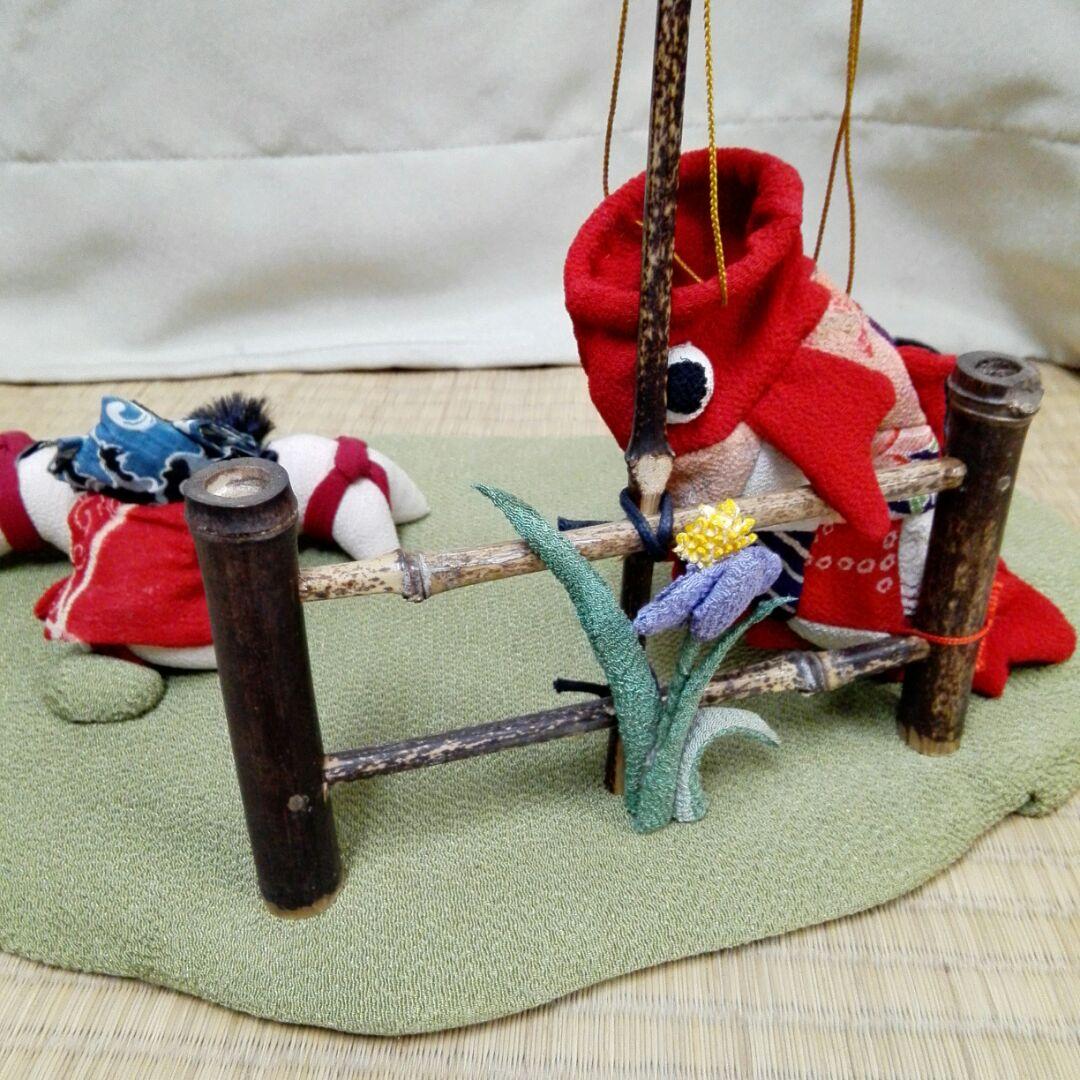 ちりめん  卓上鯉のぼり