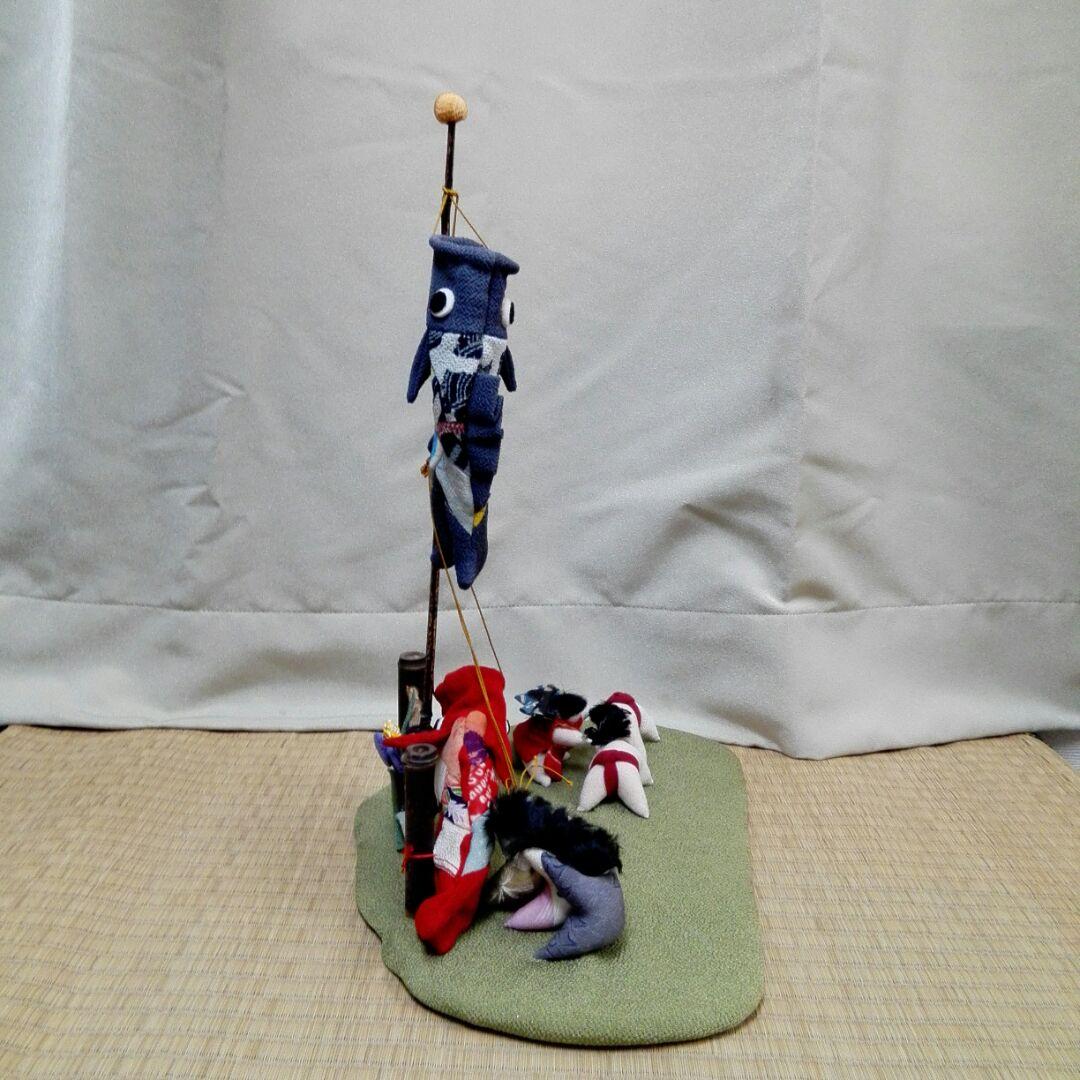 ちりめん  卓上鯉のぼり