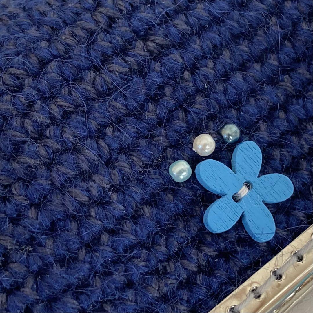 F-③ころんと手になじむスクエアがま口 (ラスト1点)