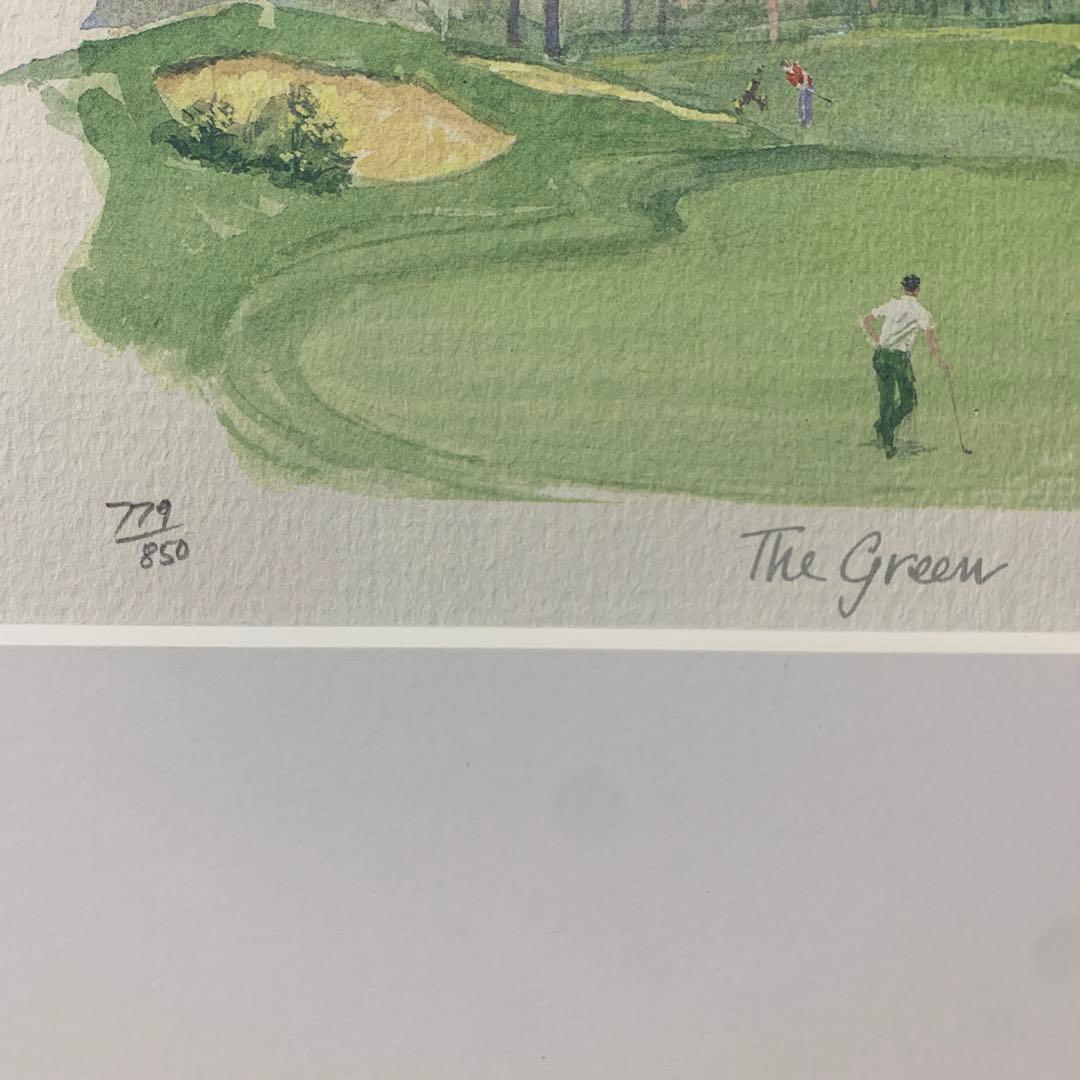 リトグラフ 真作 テリー・マッキヴラガン『The green』ED779/850