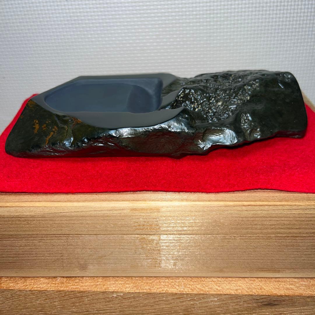⭕️屋久島硯 秀命堂 秀命 新品美品 プラス 色紙立て 銹水石 - メルカリ