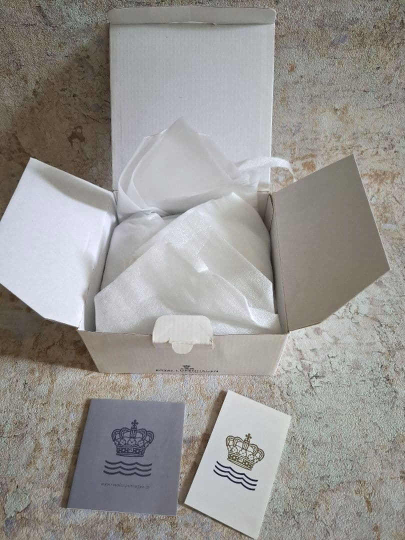 【未使用品】①ロイヤルコペンハーゲン ブルーパルメッテ プレート 5枚 15cm