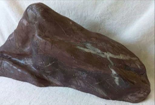 赤石　マーブル　天然石　水石　富士山　希石　赤富士　置物　1点物　約19kg