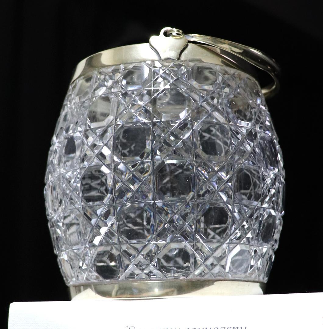 オールド・バカラ レア型 銀装飾 大型ポット ディアマン ピエーリー シルバー