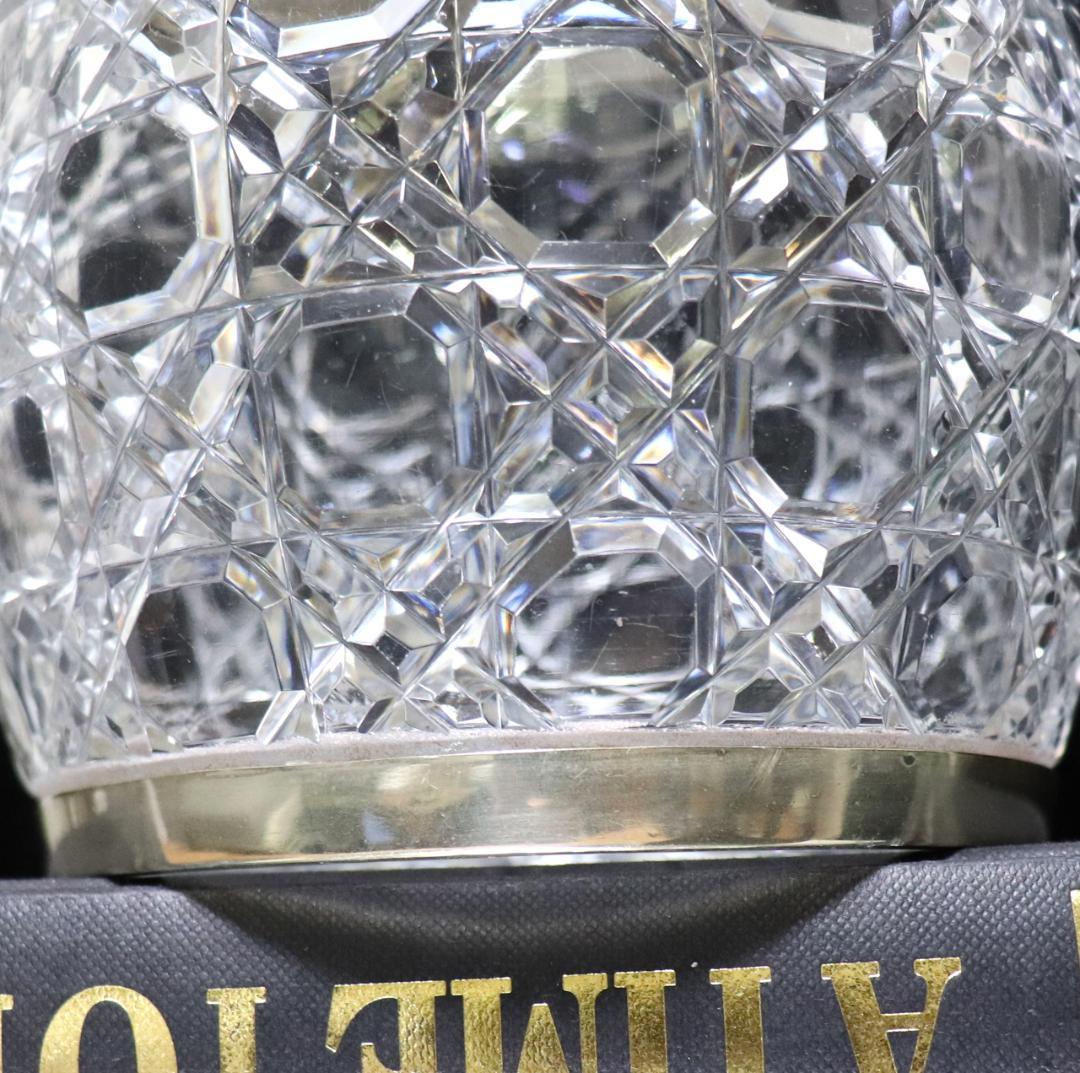 オールド・バカラ レア型 銀装飾 大型ポット ディアマン ピエーリー シルバー