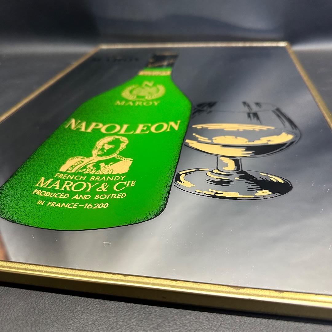 ♡J21003 ヴィンテージ パブミラー NAPOLEON 壁掛け インテリア