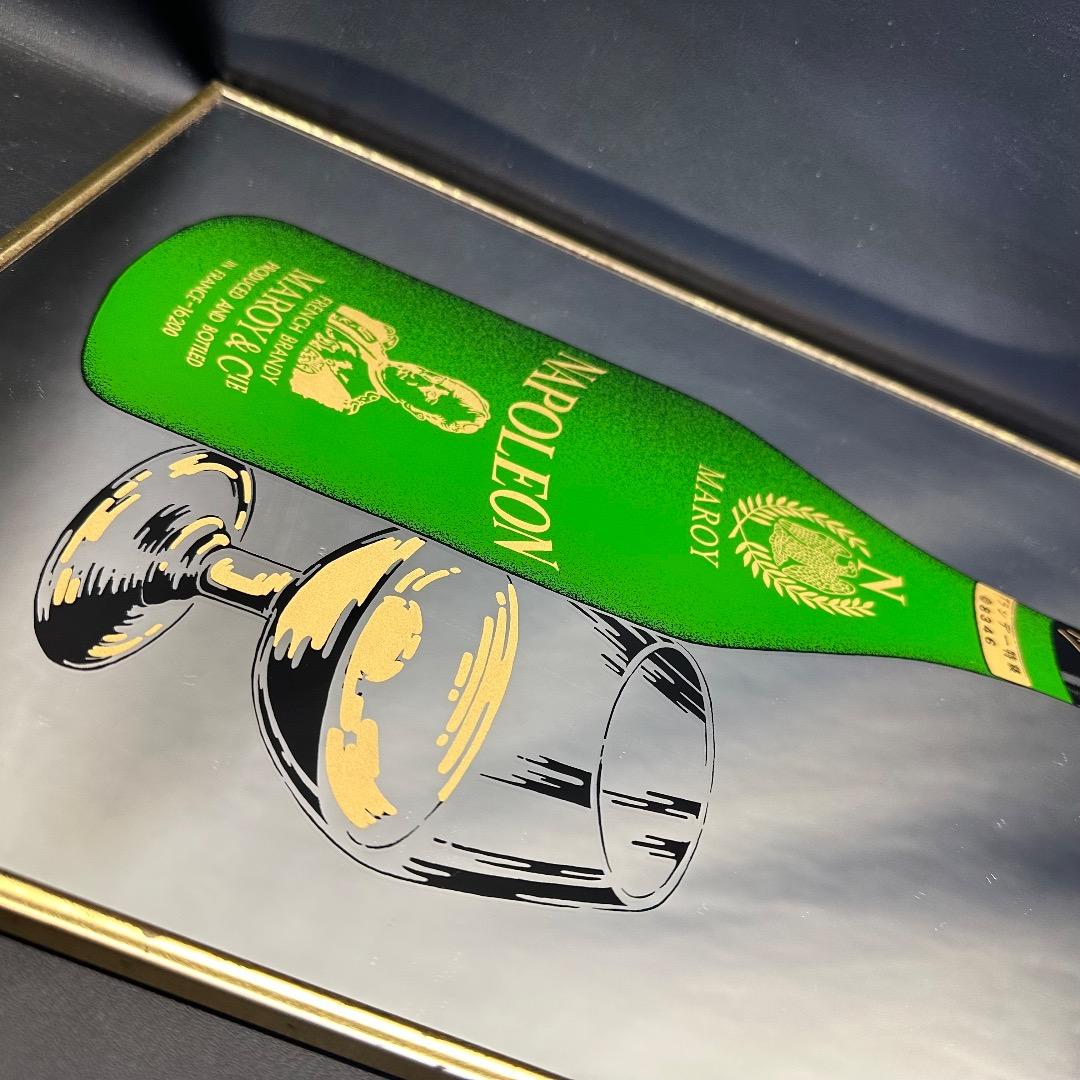 ♡J21003 ヴィンテージ パブミラー NAPOLEON 壁掛け インテリア