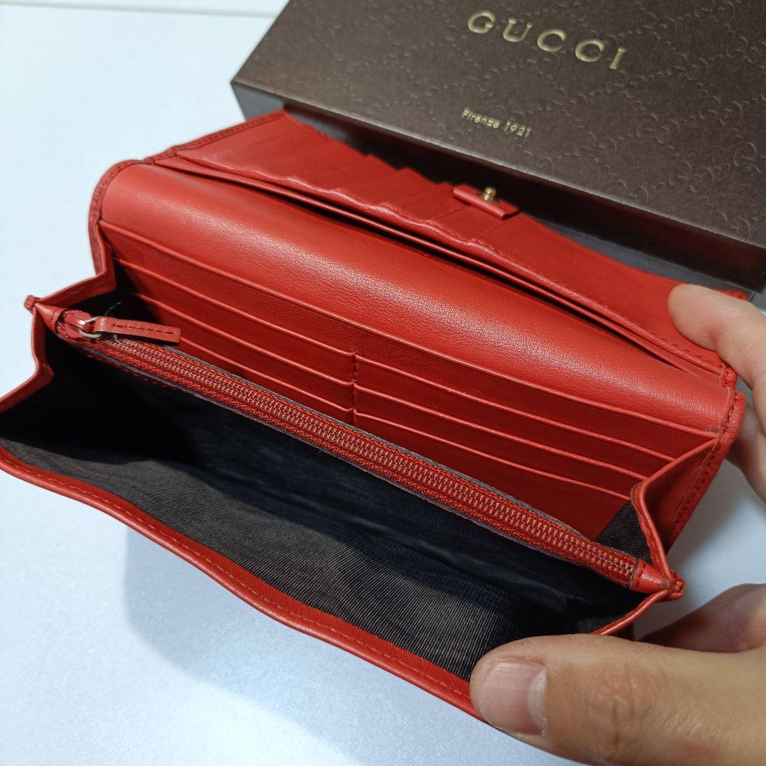 GUCCI グッチ長財布【未使用に近い】