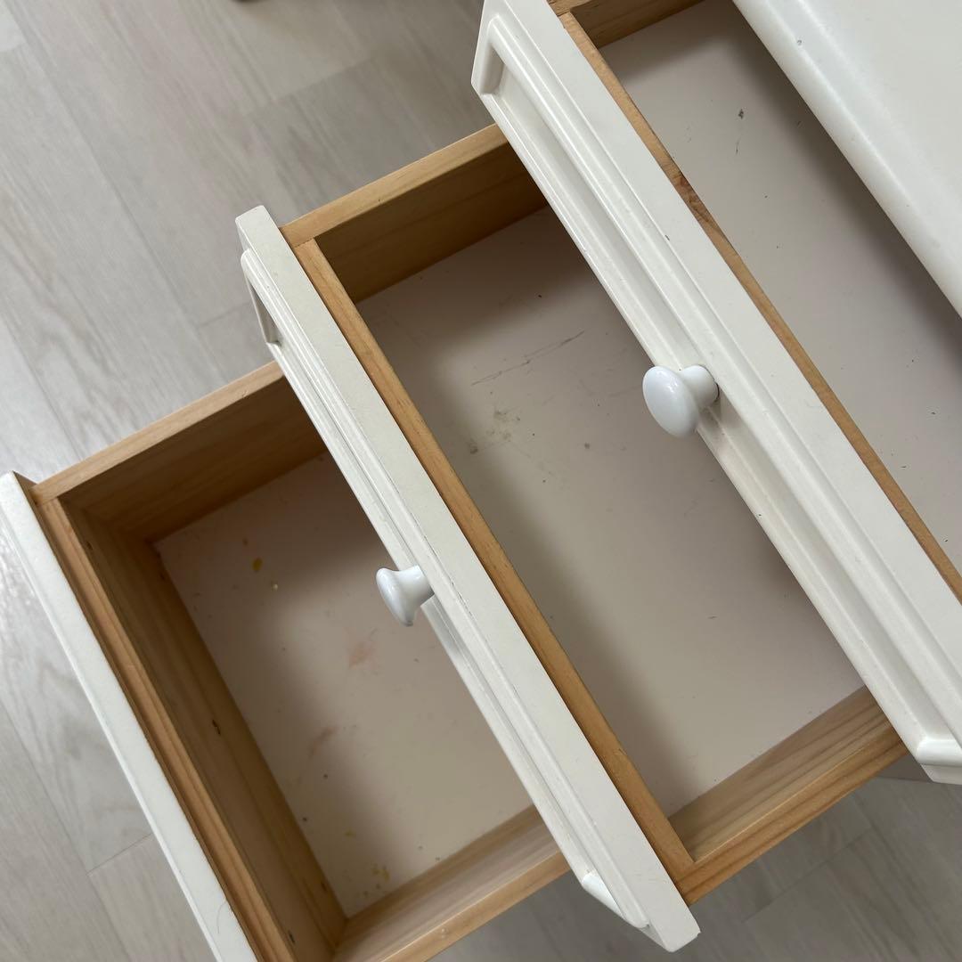 可愛い学習机　デスクワーク　フレンチ　カントリー