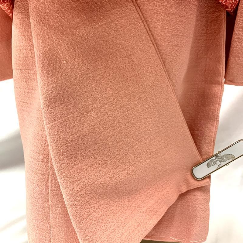 510ag26□七五三 三歳 女児 着物&被布＆長襦袢 作家物 色無地□美品