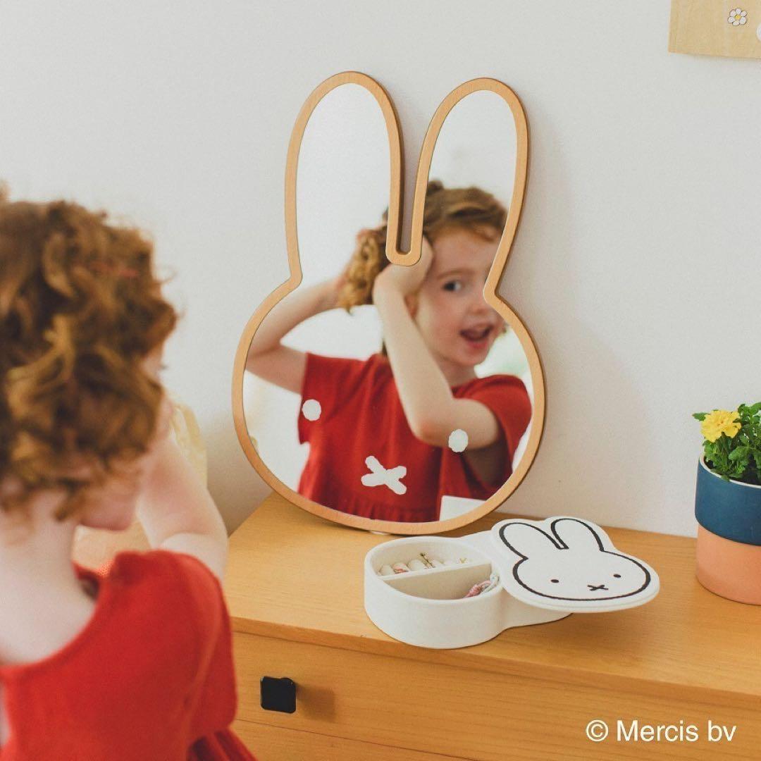 【新品 未使用】studio clip ミッフィー ウォール ミラー　壁掛け