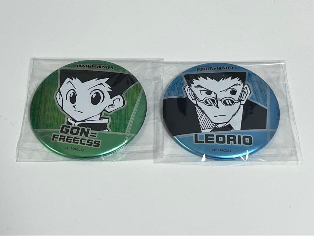 ハンターハンター デコレクション缶バッジ ゴン レオリオ2個セット